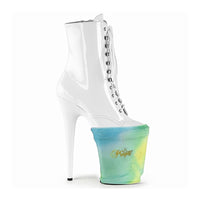 Pleaser  Platform Protector in Rainbow Velvet from SexyShoes.com