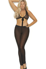 Plus Size Mesh Leggings
