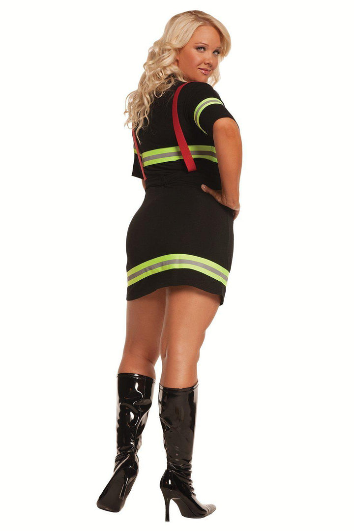 Plus Size Ms. Blazin' Hot-Hero Costumes-Elegant Moments-SEXYSHOES.COM