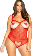 Plus Size Underwire Teddy