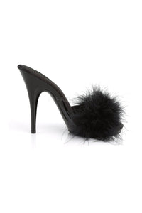 Fabulicious POISE-501F Slide in Black Satin