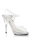 POISE-508 Sandal | Clear Vinyl