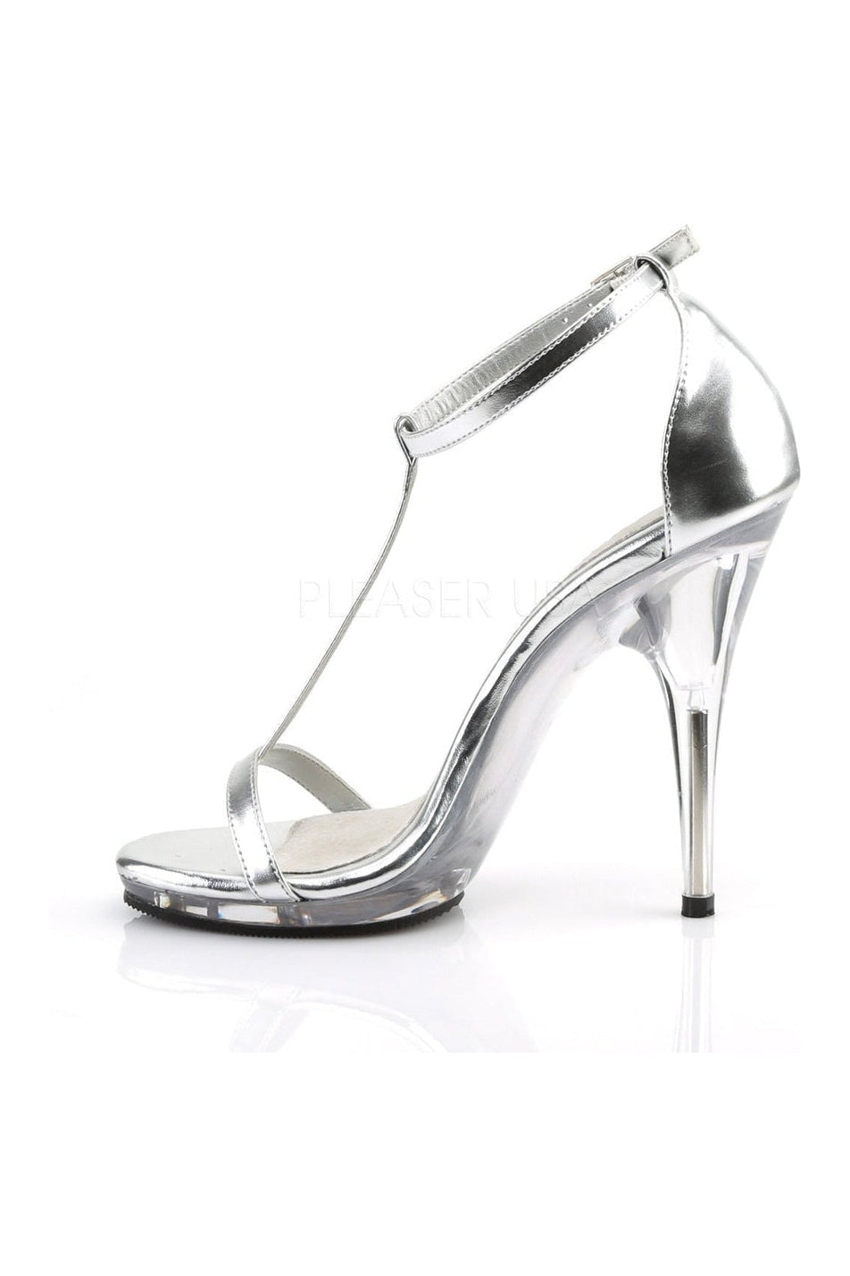 POISE-526 Sandal | Clear Faux Leather-Fabulicious-Sandals-SEXYSHOES.COM