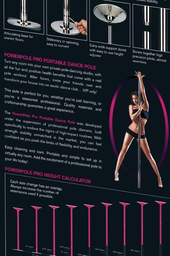 Dancer and Home Fitness Stripper Pole
