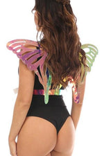 Rainbow Hologram Harness with Wings