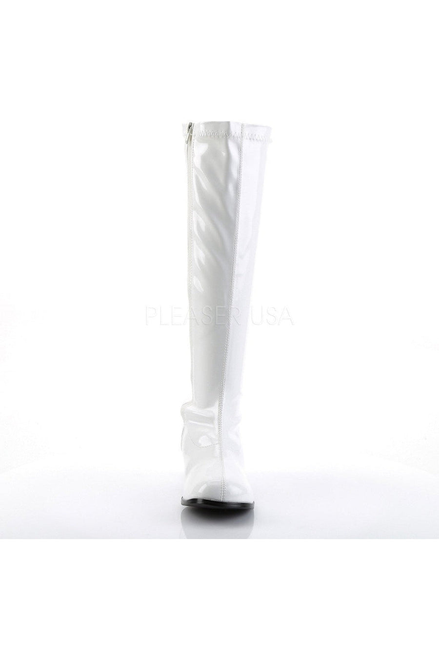 Funtasma RETRO-300 Go Go Boot in White Patent