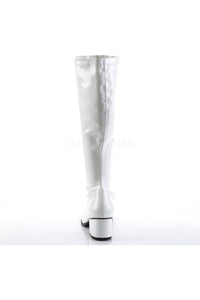 Funtasma RETRO-300 Go Go Boot in White Patent