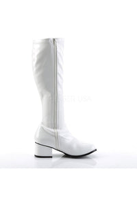 Funtasma RETRO-300 Go Go Boot in White Patent