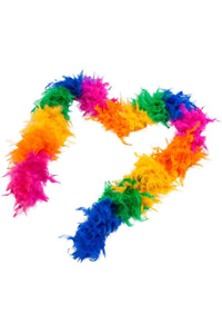 Roma Costumes Roma 72" Feathered Boa in Rainbow  from SexyShoes.com