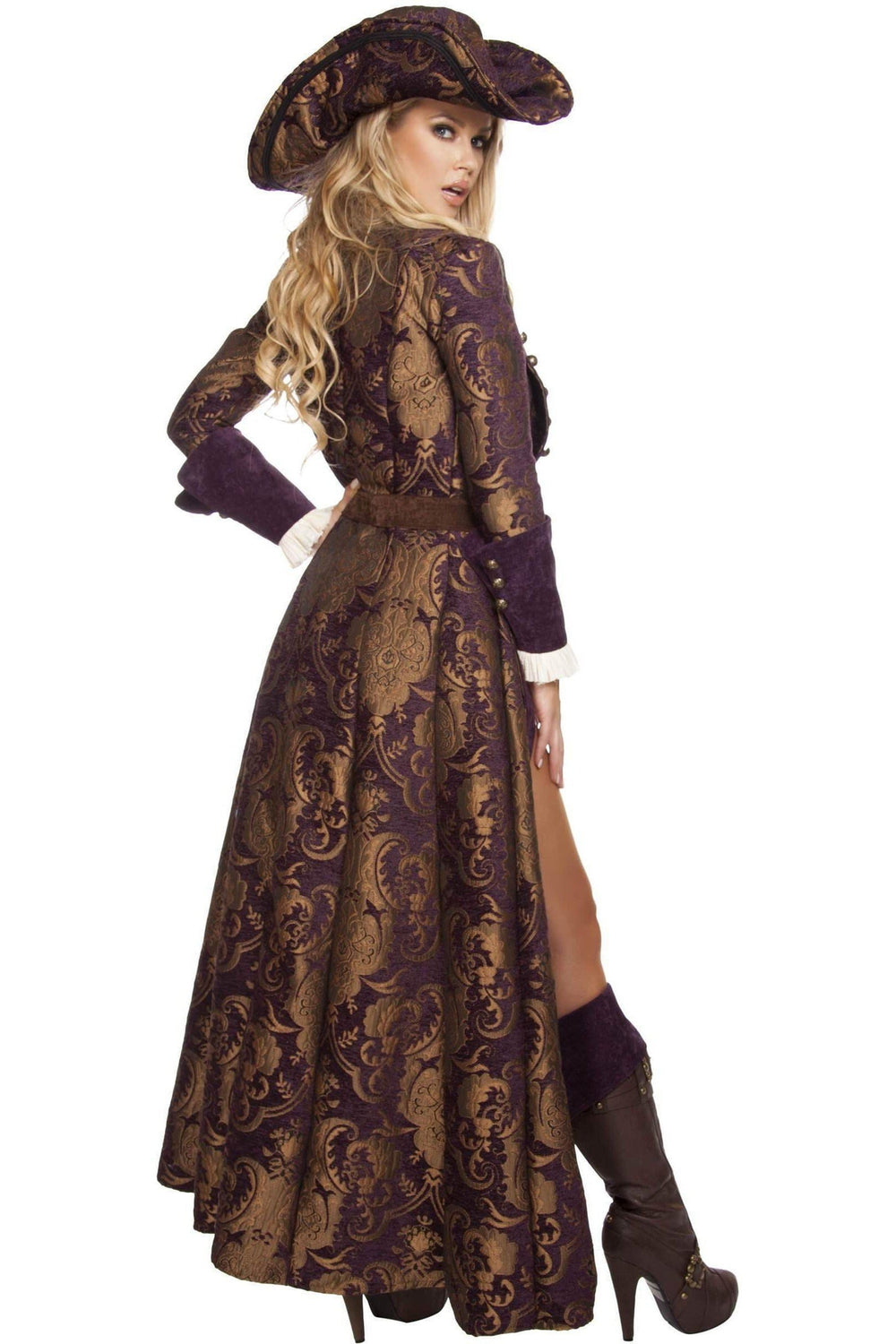 Roma Costumes Roma Decadent Pirate Diva Costume in Multi 