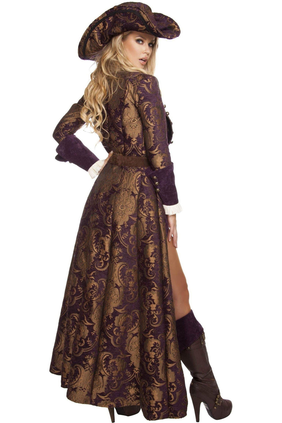 Roma Costumes Roma Decadent Pirate Diva Costume in Multi 