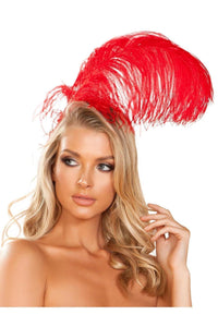 Roma Costumes Roma Feather Headband in Red  from SexyShoes.com