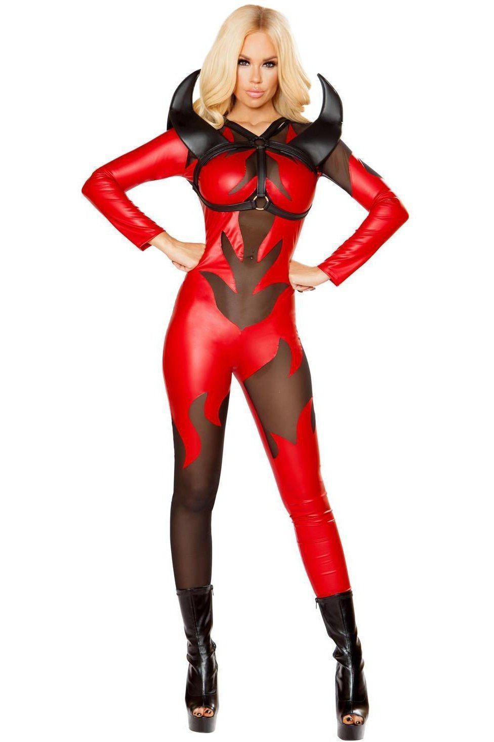 Roma Fired Up Devil Costume-SEXYSHOES.COM