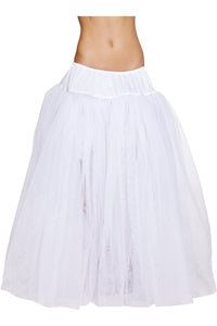 Roma Costumes Roma Full Length Petticoat Costume in White  from SexyShoes.com