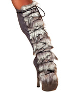 Roma Fur/Suede Boot or Shoe Leg Warmer Cover Up