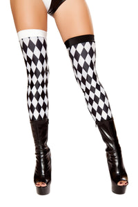 Roma Costumes Roma Jester Leggings Costume in Black  from SexyShoes.com