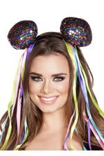 Roma Multi Sequin Head Piece