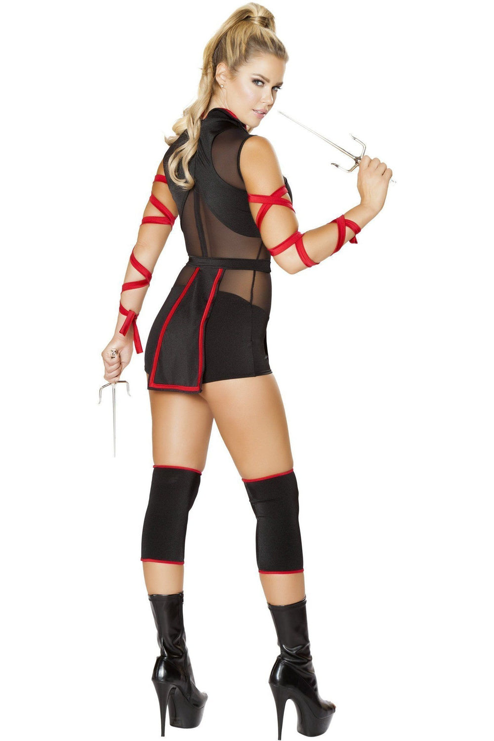 Roma Costumes Roma Ninja Striker Costume in Black 