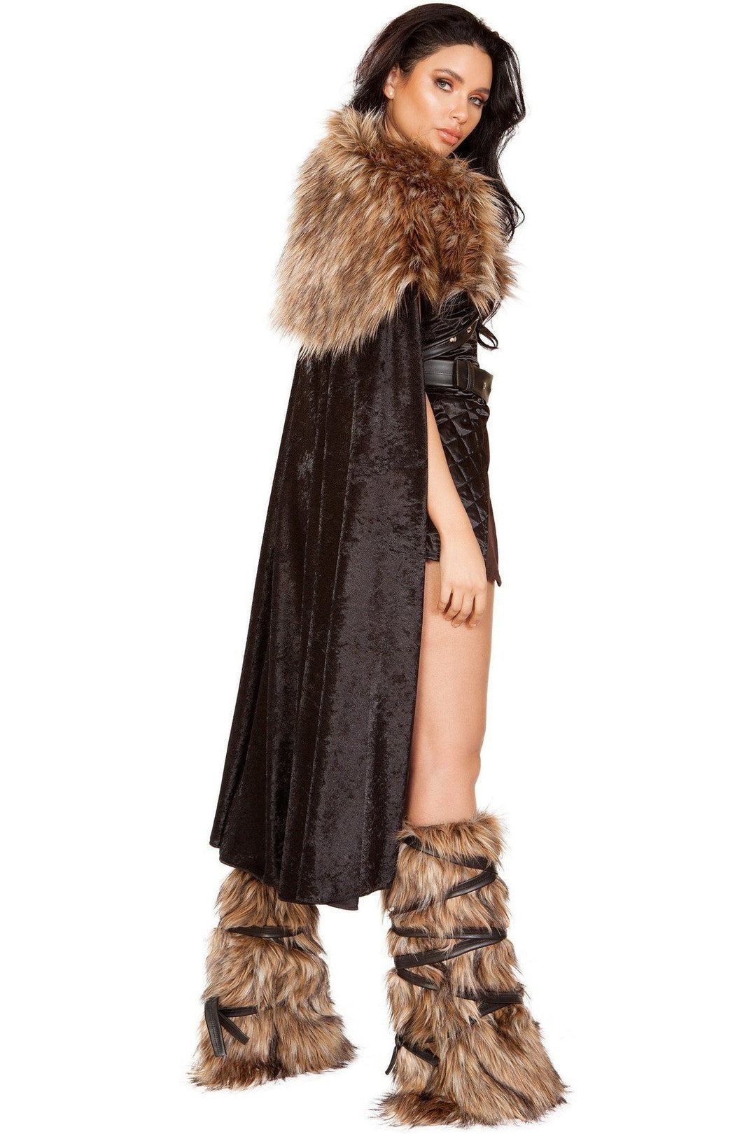 Roma Costumes Roma Northern Warrior Costume in Black 
