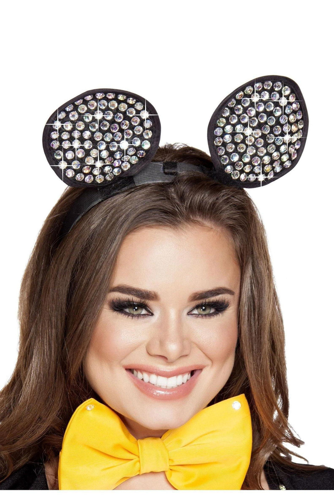 Roma Rhinestone Mouse Ears-SEXYSHOES.COM