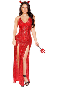 Roma Costumes Roma Satan Devil Costume in Red  from SexyShoes.com