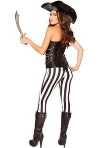 Roma Costumes Roma Seven Seas Hottie Costume in Black 