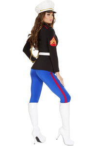 Roma Costumes Roma Sexy Marine Corporal Costume in Black 