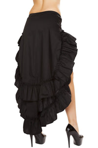 Roma Costumes Roma Tiered Ruffle Skirt in Black 