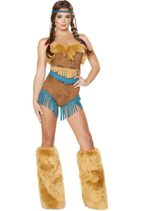 Roma Costumes Roma Tribal Vixen Costume in Gold  from SexyShoes.com