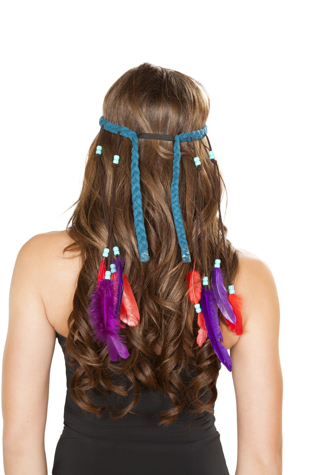Roma Turquoise Indian Headband-SEXYSHOES.COM