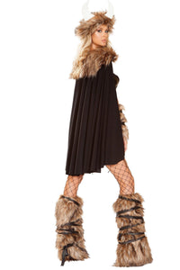 Roma Costumes Roma Viking Warrior Costume in Black 