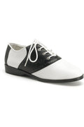SADDLE-50 Saddle  | Black Faux Leather