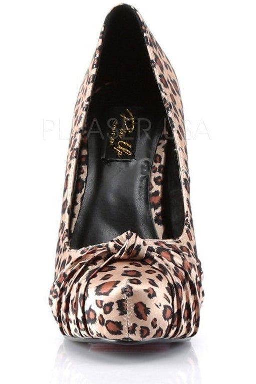 SAFARI-06 Pump | Leopard Genuine Satin-Pin Up Couture-Pumps-SEXYSHOES.COM