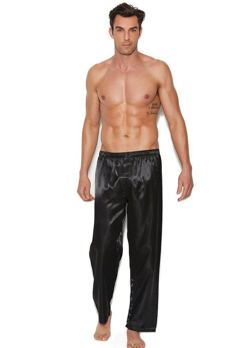 Elegant Moments Satin Pants in Black 