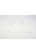 Scalloped Embroidered Garter belt | Plus Size