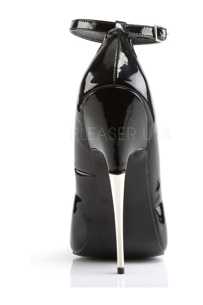 SCREAM-12 Pump | Black Patent-Pumps- Stripper Shoes at SEXYSHOES.COM