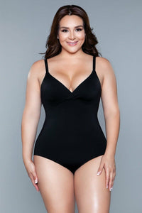BeWicked Seamless Body Shaper Bodysuit in Black 