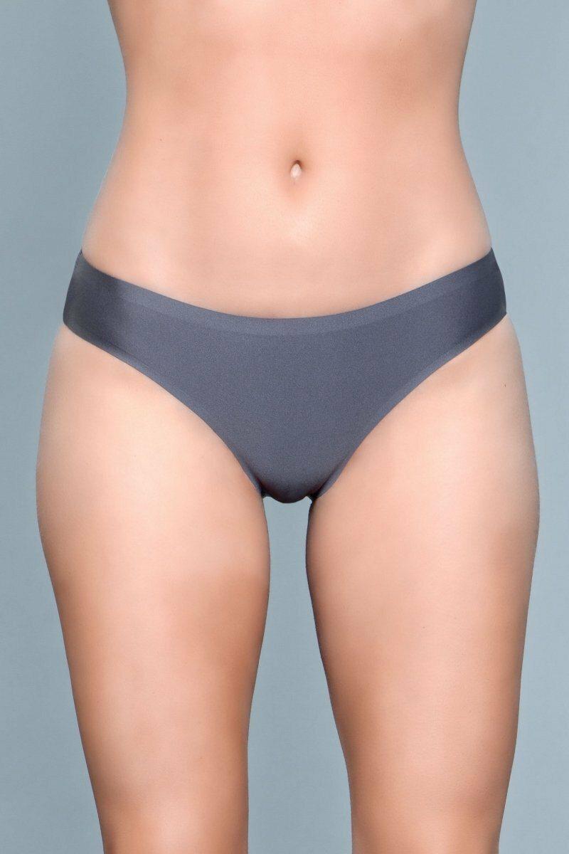 BeWicked Seamless Microfiber Bikini in Grey  from SexyShoes.com