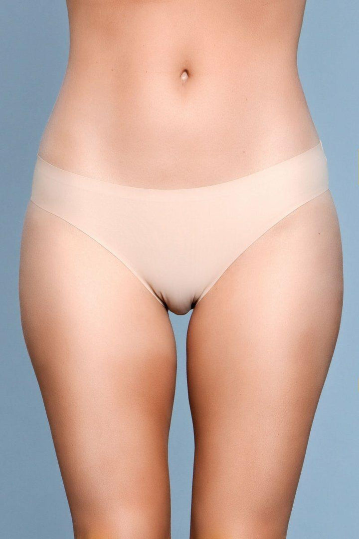 Seamless Microfiber Bikini-Panties-BeWicked-Nude-S-SEXYSHOES.COM