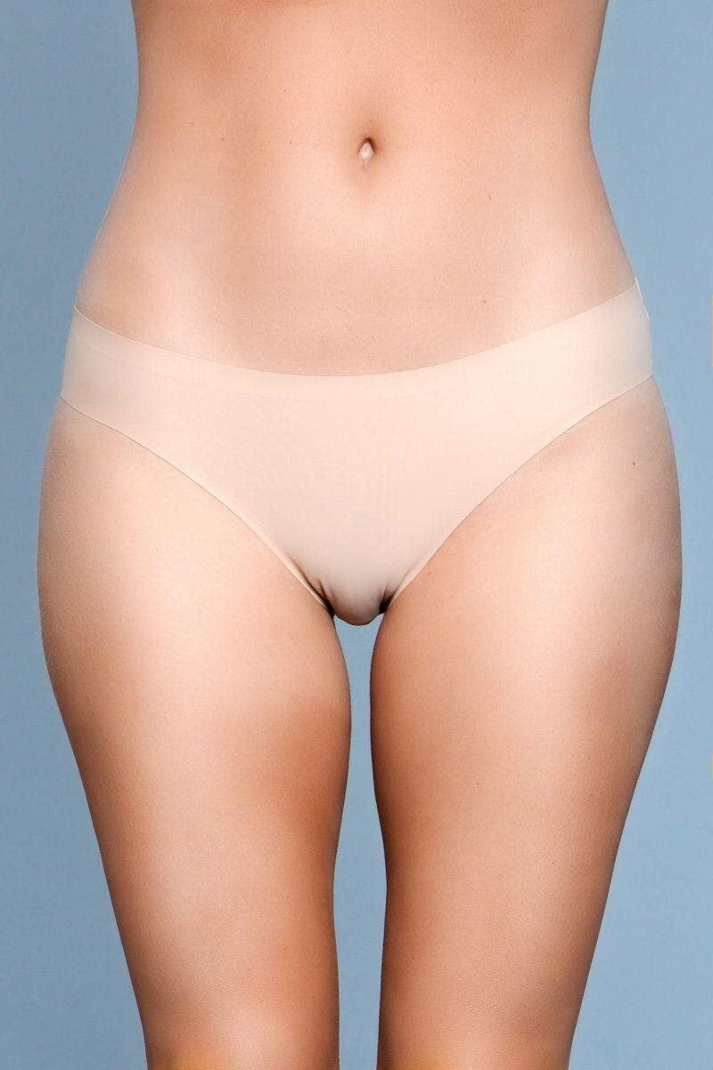 Seamless Microfiber Bikini-Panties-BeWicked-Nude-S-SEXYSHOES.COM