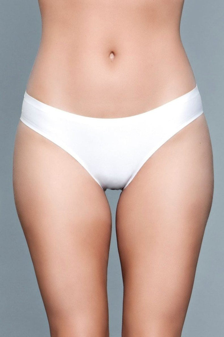 Seamless Microfiber Bikini-Panties-BeWicked-White-M-SEXYSHOES.COM
