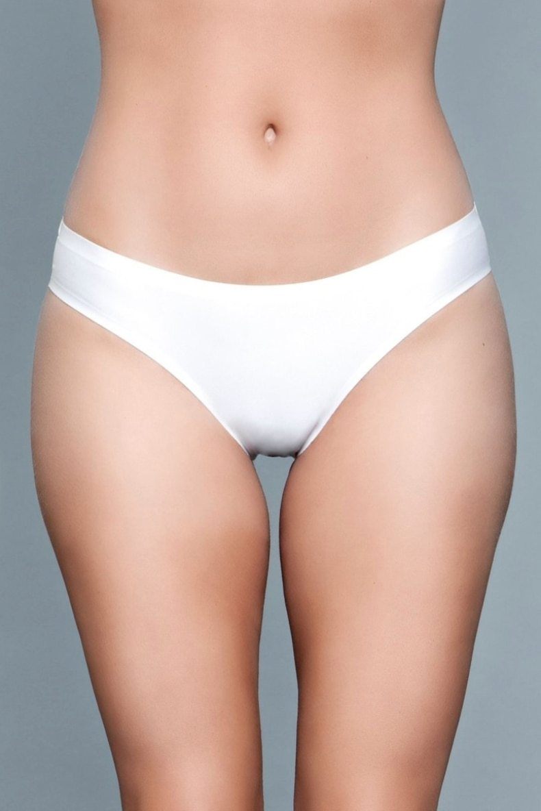Seamless Microfiber Bikini-Panties-BeWicked-White-S-SEXYSHOES.COM