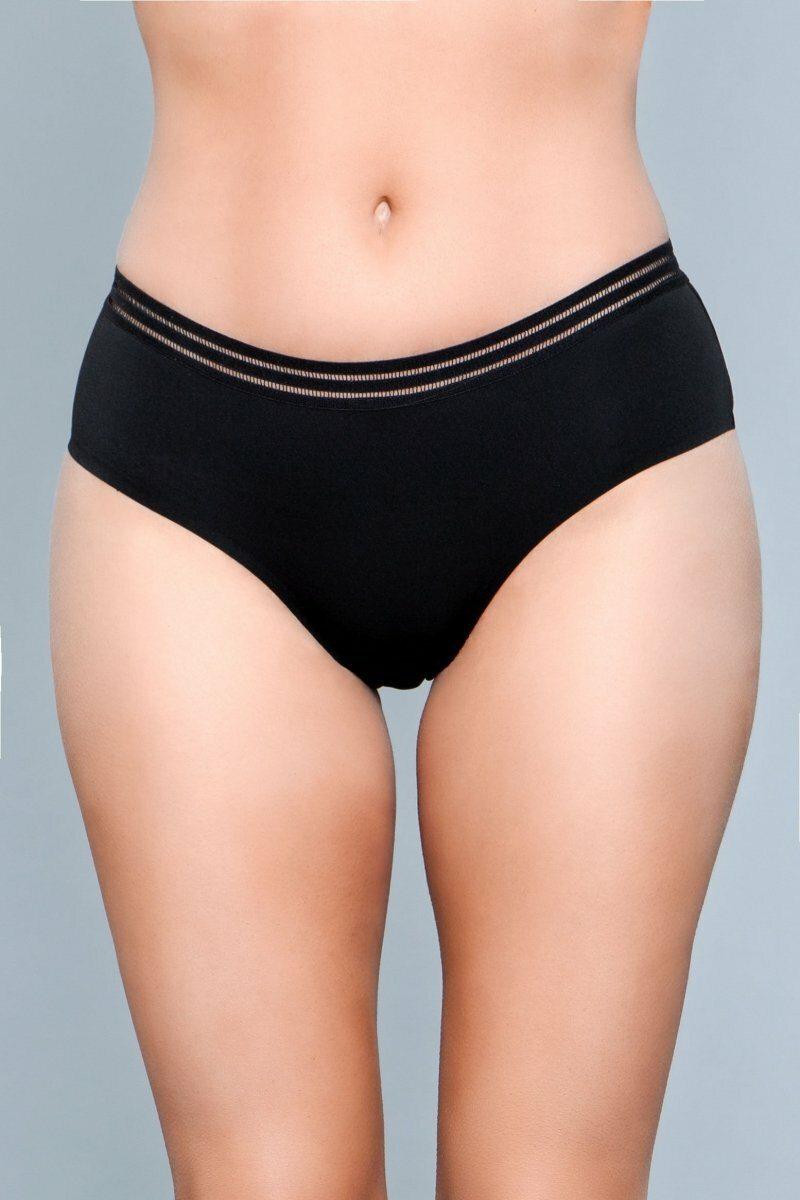 Seamless Microfiber Panty-Panties-BeWicked-Black-S-SEXYSHOES.COM