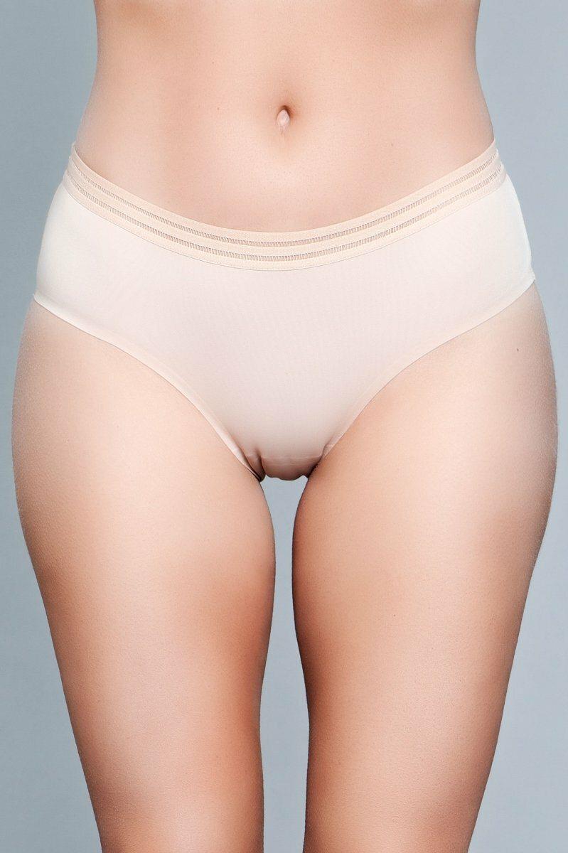 Seamless Microfiber Panty-Panties-BeWicked-Nude-S-SEXYSHOES.COM