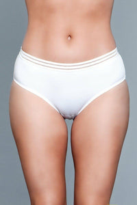 BeWicked Seamless Microfiber Panty in White  from SexyShoes.com