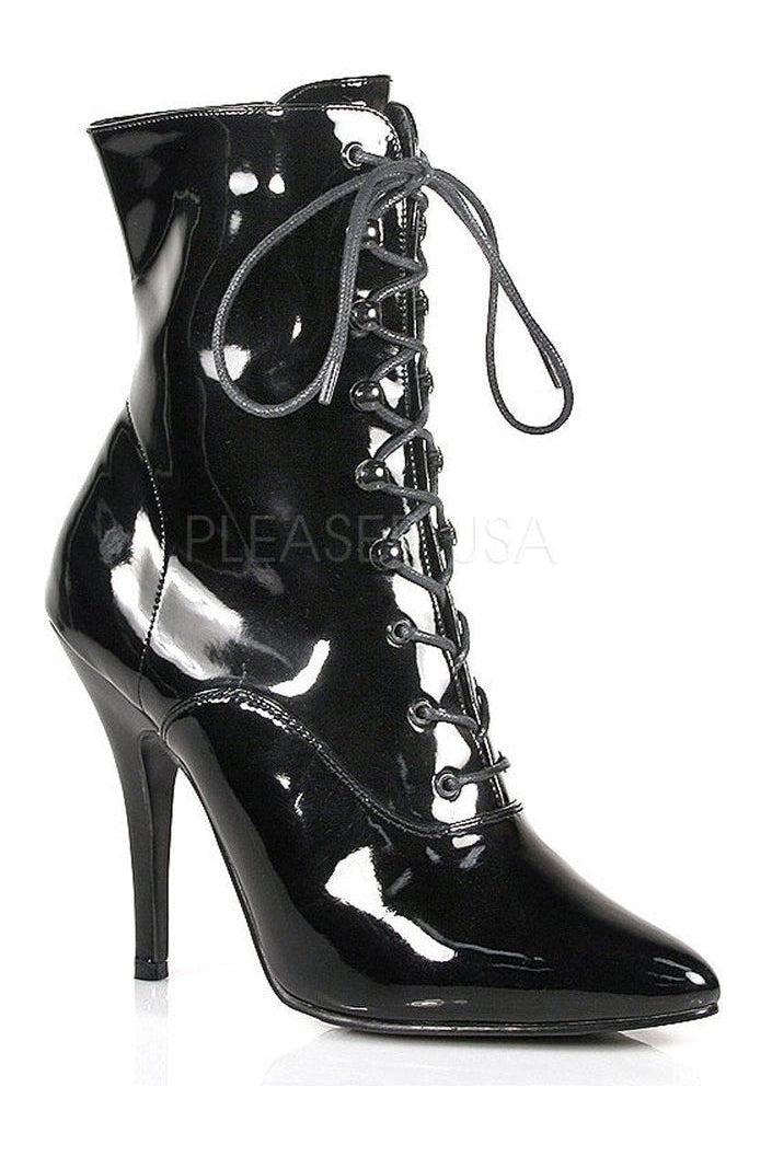 SEDUCE-1020 Ankle Boot | Black Patent-Pleaser-Black-Ankle Boots-SEXYSHOES.COM