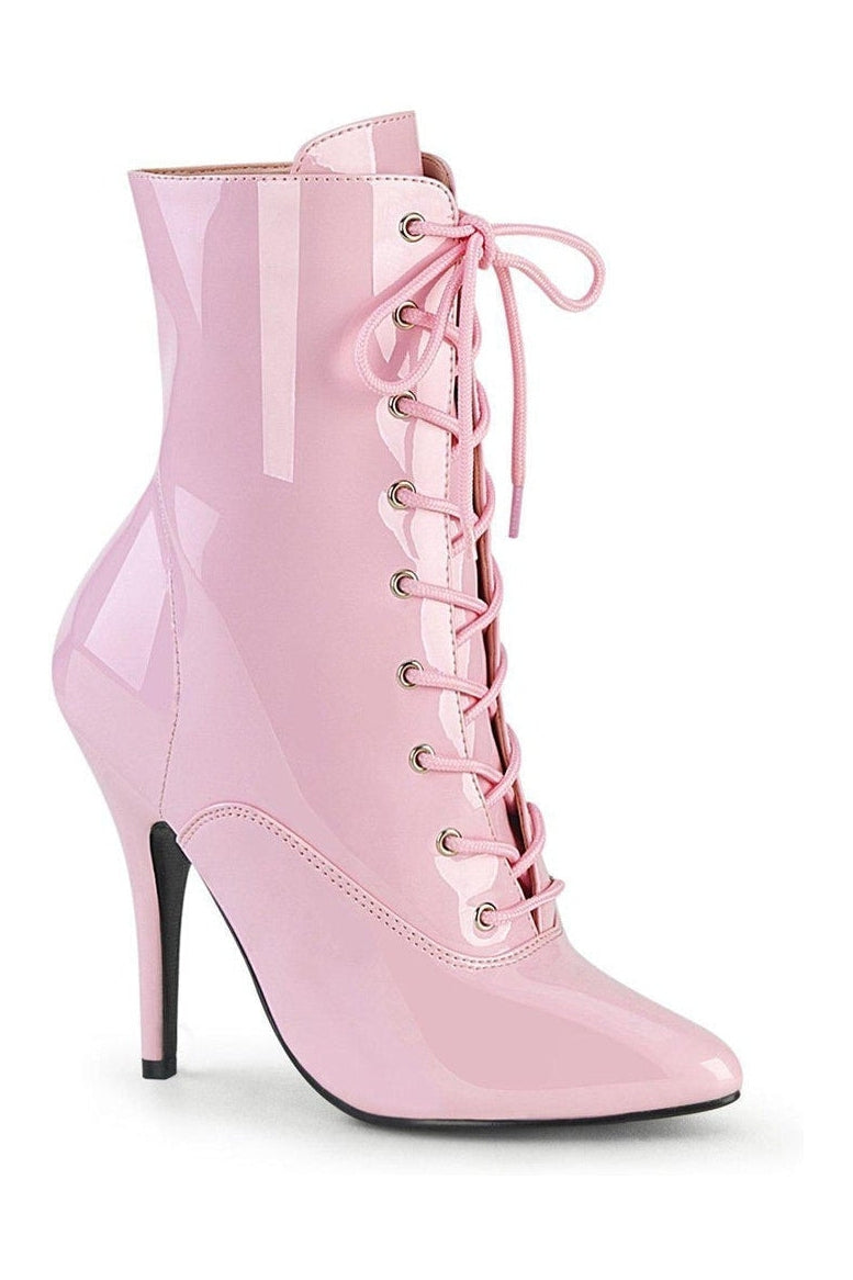 Pleaser SEDUCE-1020 Ankle Boot in Pink Patent from SexyShoes.com