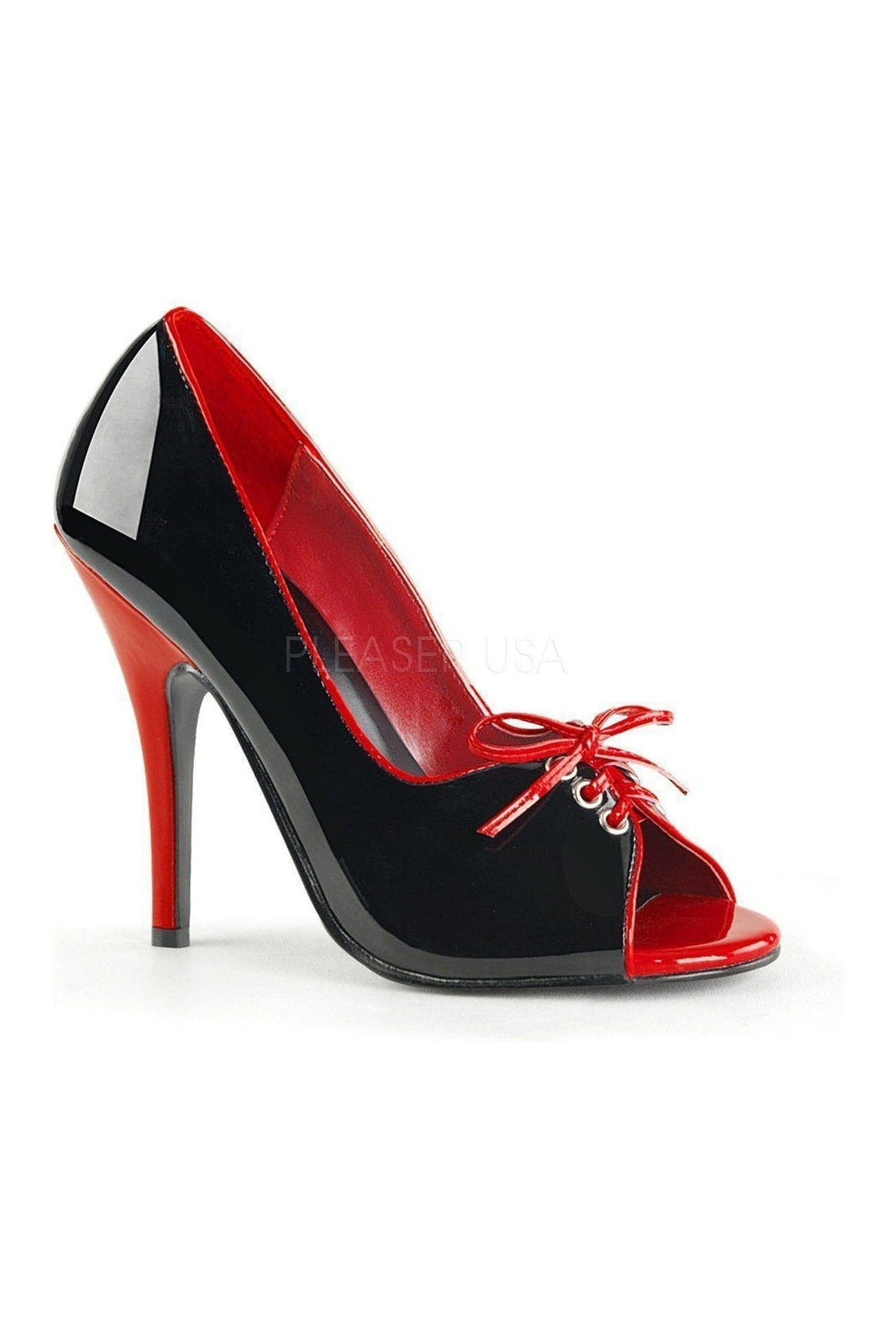 SEDUCE-216 Pump | Black Patent-Pleaser-Black-Pumps-SEXYSHOES.COM