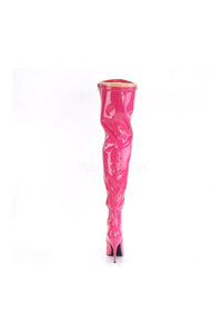Pleaser SEDUCE-3000 Thigh Boot in Fuchsia Patent