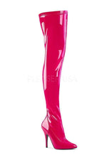 SEDUCE-3000 Thigh Boot | Fuchsia Patent